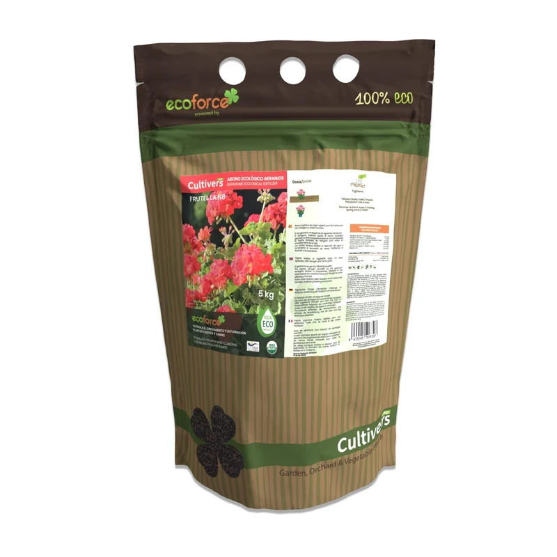 Abono Geranios Ecológico Cultivers 2x5kg