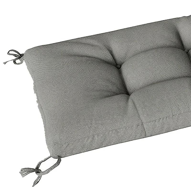 Outsunny Cojín Para Banco Y Tumbona Protección Uv50+ 198x65x13 Cm Gris Claro