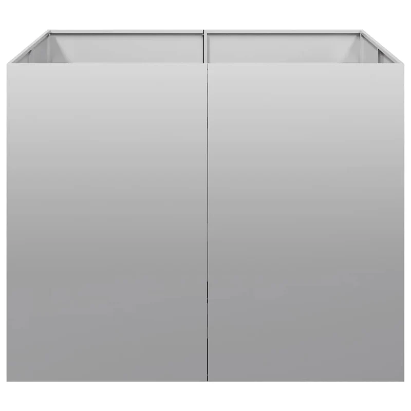 Jardinera 100x100x80 Cm De Acero Galvanizado