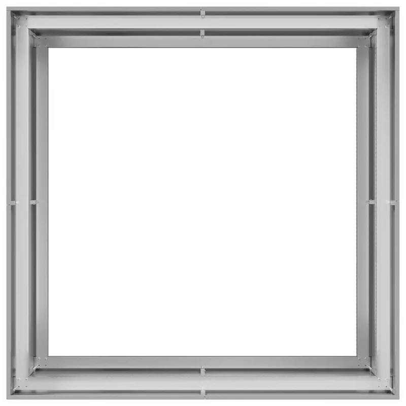 Jardinera 100x100x80 Cm De Acero Galvanizado