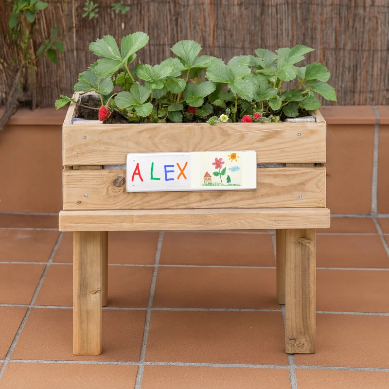 Mesa De Cultivo Kumi Profunda 20cm Vidahuerto Infantil 60x40x55 Cm.