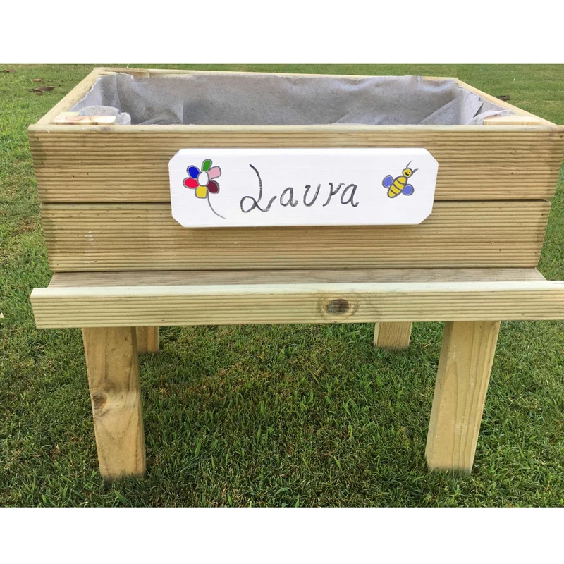 Mesa De Cultivo Kumi Profunda 20cm Vidahuerto Infantil 60x40x55 Cm.