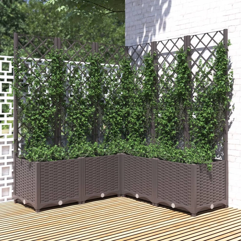 Jardín Marrón 120 X 120 X 136 Cm