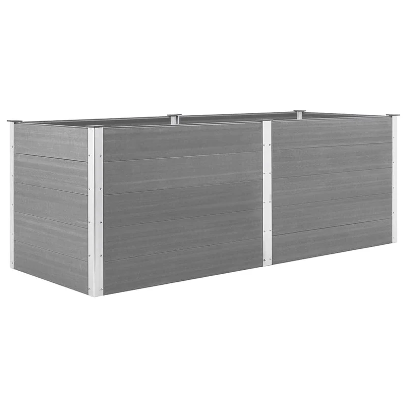 Arriate De Wpc Gris 250x100x91 Cm