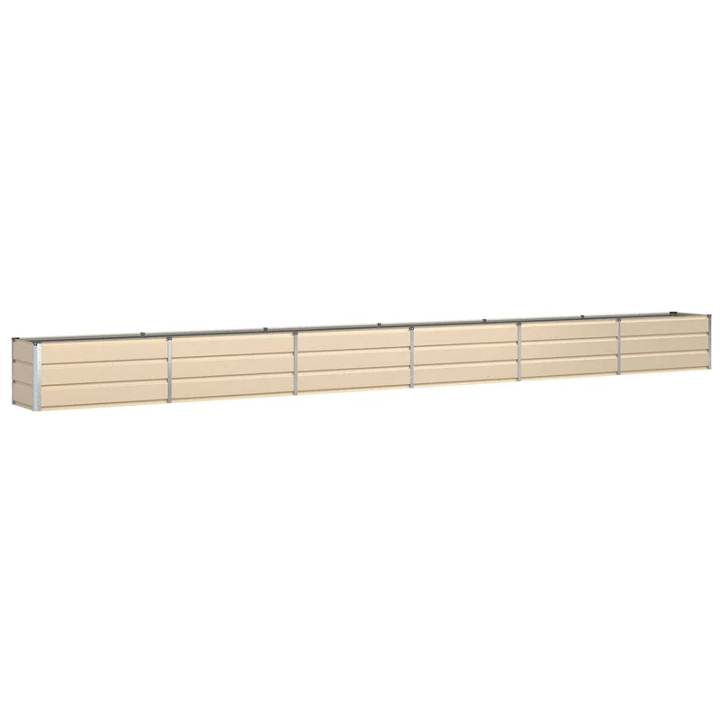 Jardinera Marfil 580 X 50 X 45 Cm Acero Galvanizado