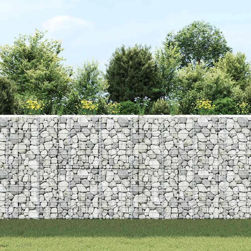 Arriates De Gaviones 3 Unidades Hierro 30x30x100 Cm