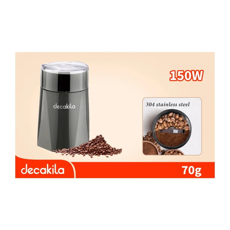 Decakila Moledor de Café Alámbrico Eléctrico 70G (KUCF042G)