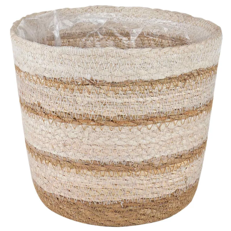 3 Uds. Natural, Y Beige Ø26 X 19 Cm 100% Hierba Marina