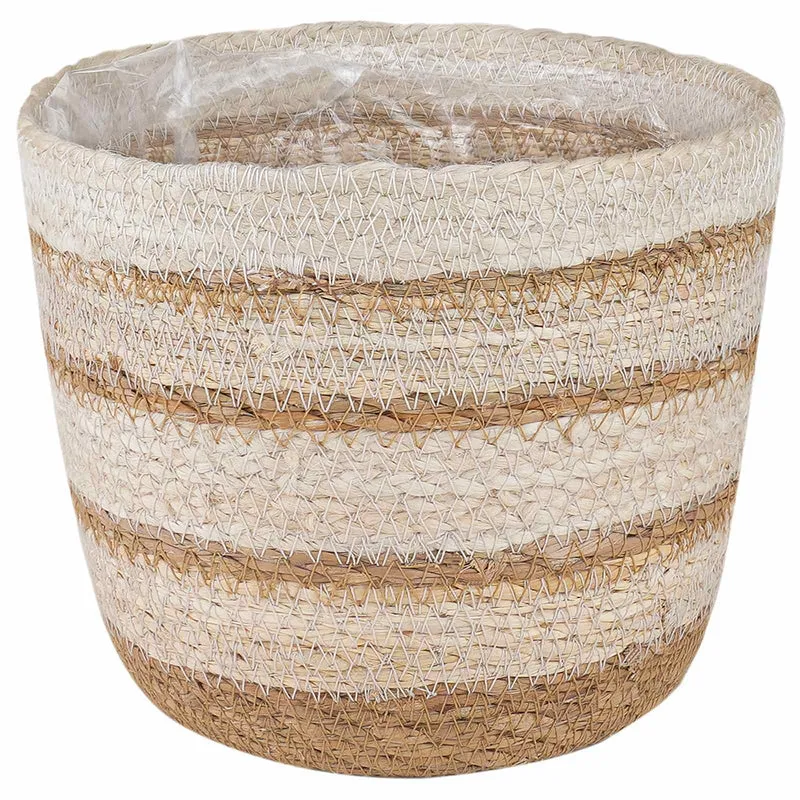 3 Uds. Natural, Y Beige Ø26 X 19 Cm 100% Hierba Marina