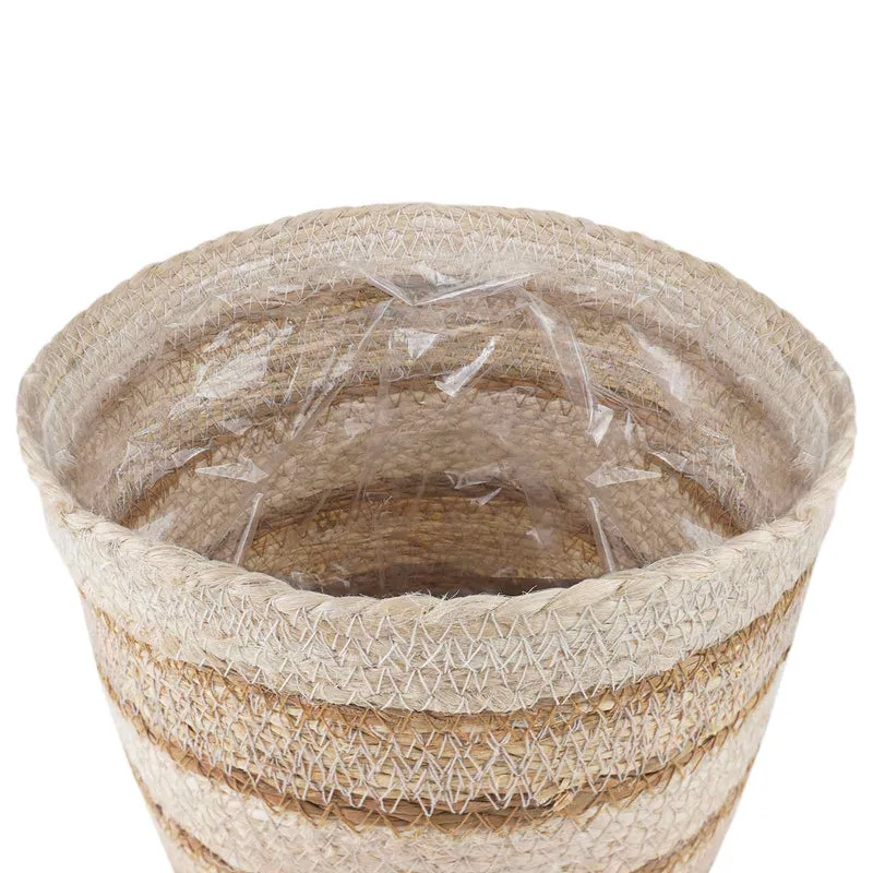 3 Uds. Natural, Y Beige Ø26 X 19 Cm 100% Hierba Marina
