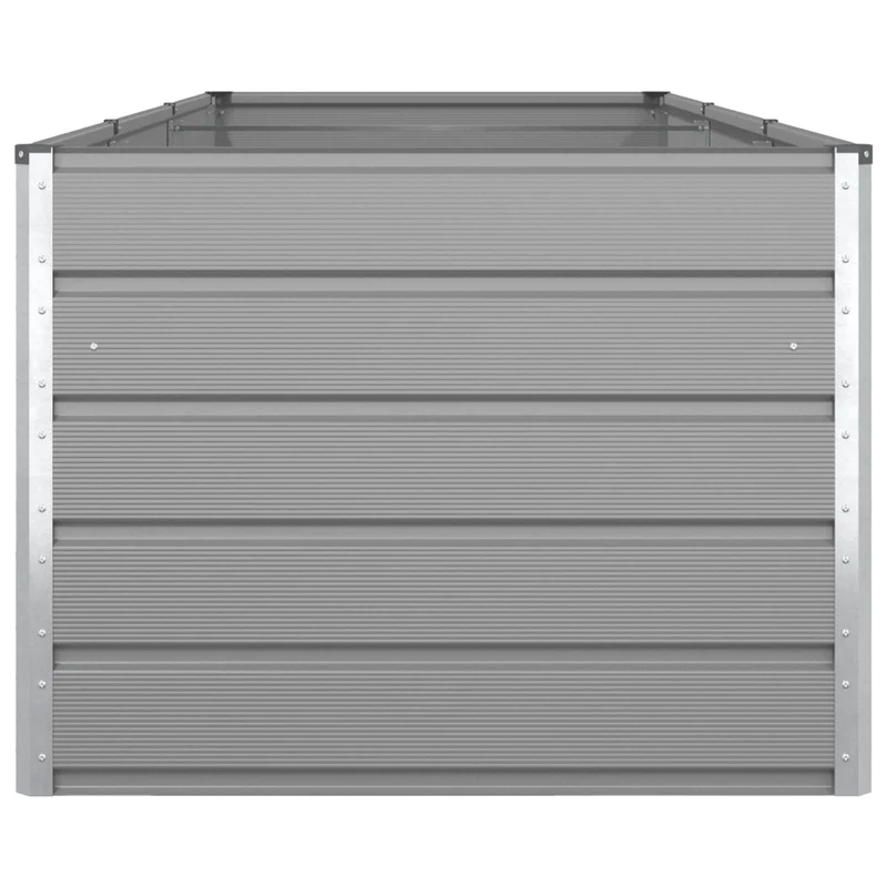 Jardinera Gris Claro 290 X 100 X 75 Cm Acero Galvanizado