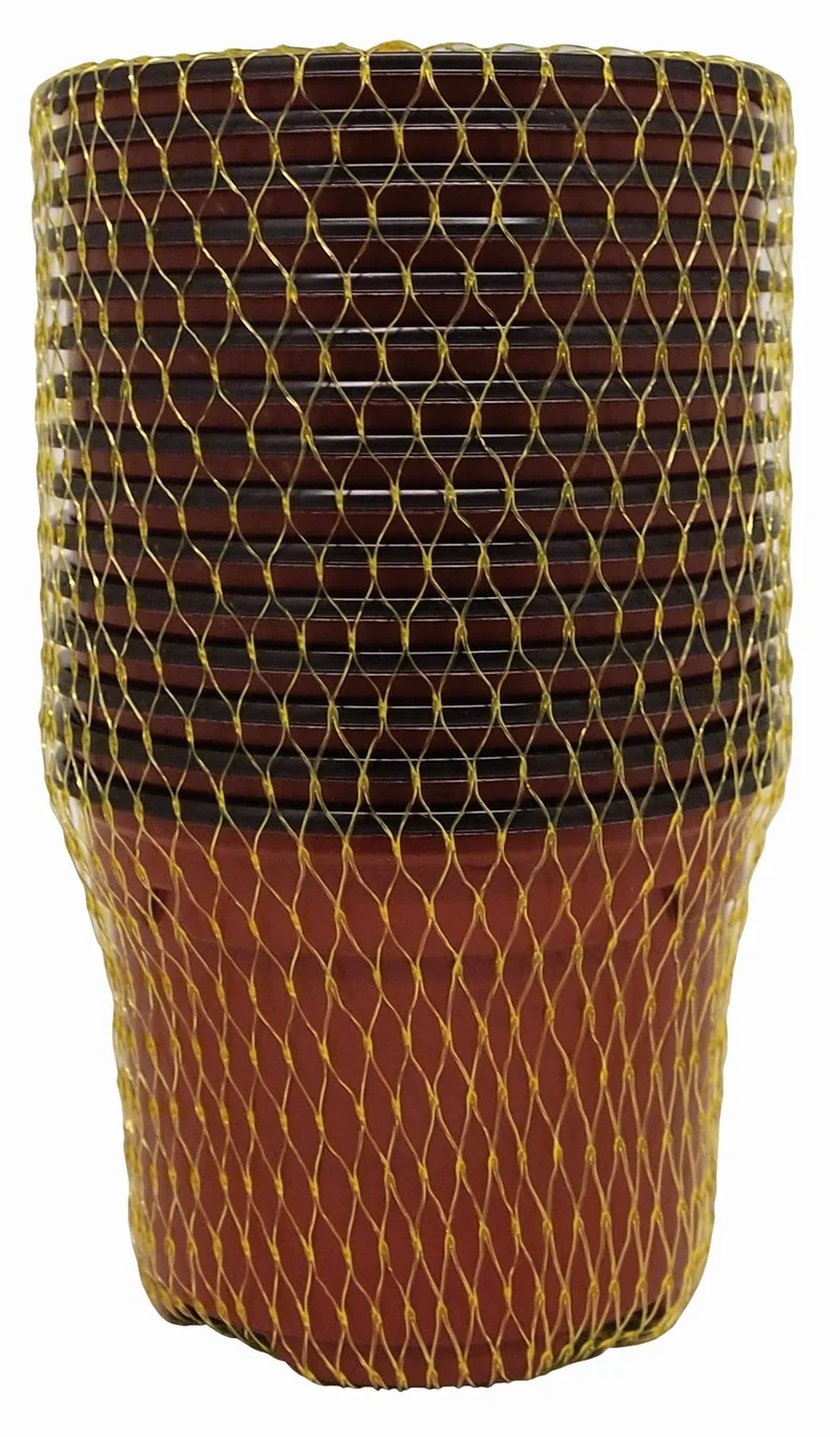 Maceta Polipropileno marrón 9 x 6,8 cm 15 uds