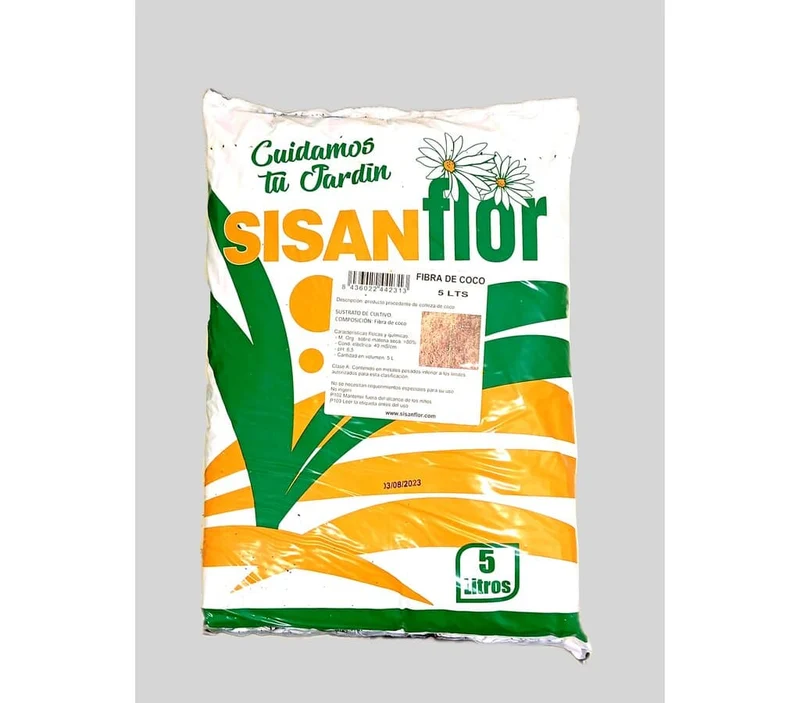 Sisanflor Fibra De Coco 5 Lt