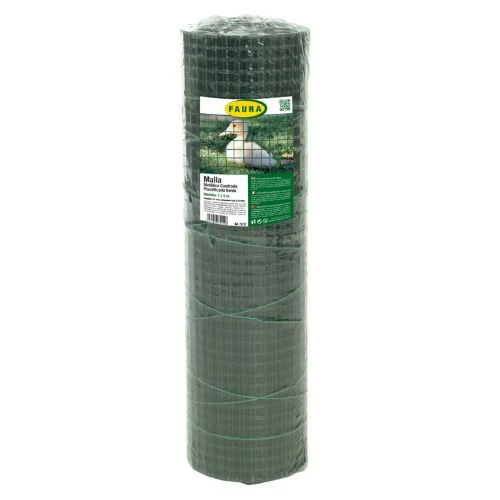 Malla Metálica Plastificada 13mm - 0,8mm / 0,5x10 m