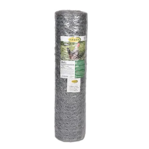 Malla Metálica Hexagonal 19mm - 0,7mm / 0,5x10 m