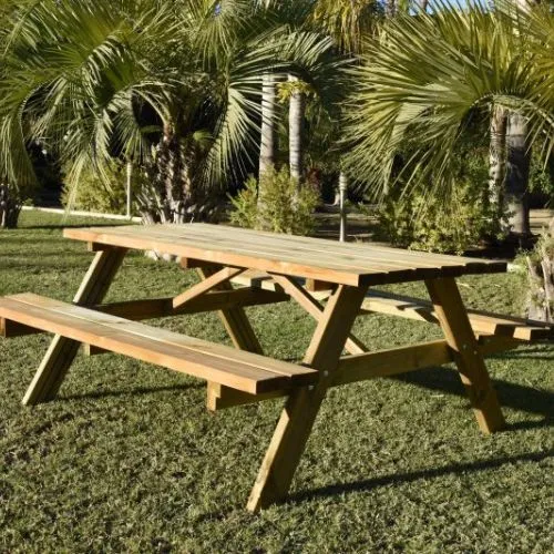 Mesa Picnic Clásica 200x152x71 cm