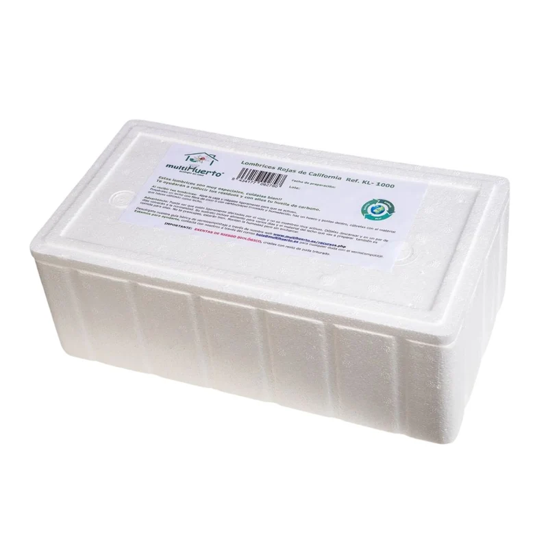 Lombrices rojas californianas para vermicompost Multihuerto 1000 ud