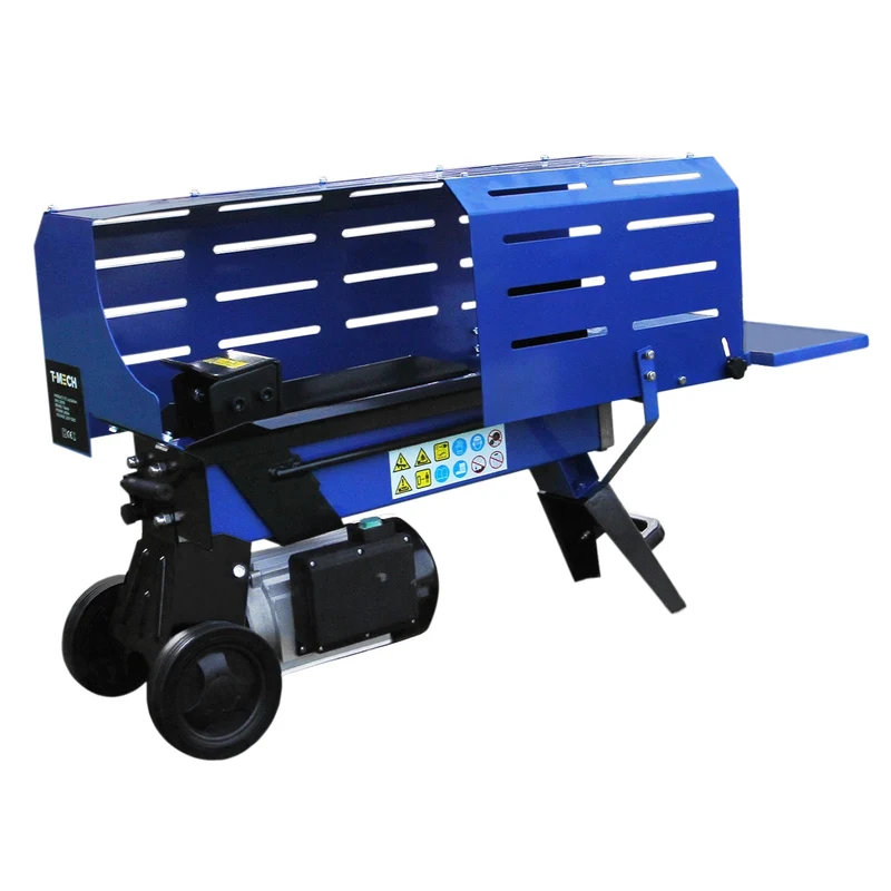 Cortadora De Troncos De 5t Para Madera 3l Motor Eléctrico Hidráulico De 2000w