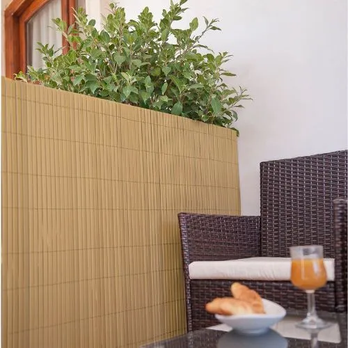 Cañizo PVC S/C 900gr. Natural 2x5 m