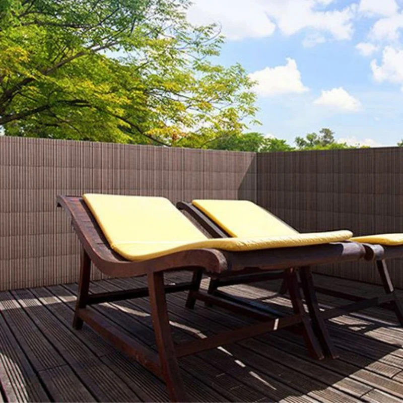 Cañizo PVC doble cara (Chocolate). Rollo 1,5x3m