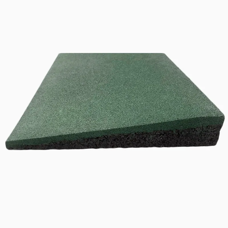 Lestare | Loseta de Caucho con Bisel 500x250 mm 40 mm Verde