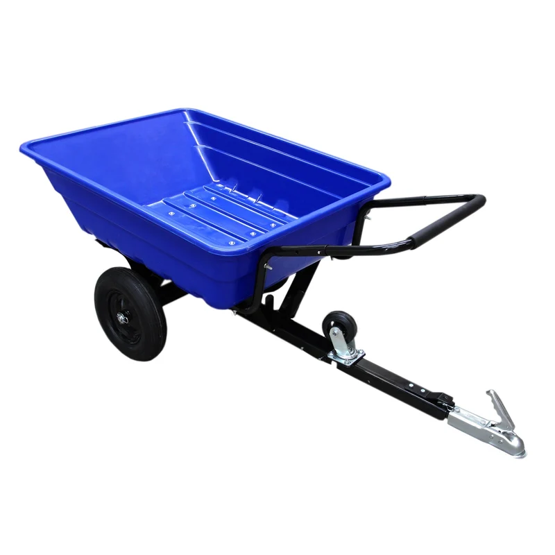 Remolque Con Neumáticos De Carretera Para Jardinería Y Decoración De Exterior