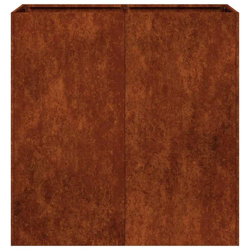 Macetero De Jardín Oxidado 80 X 40 X 80 Cm