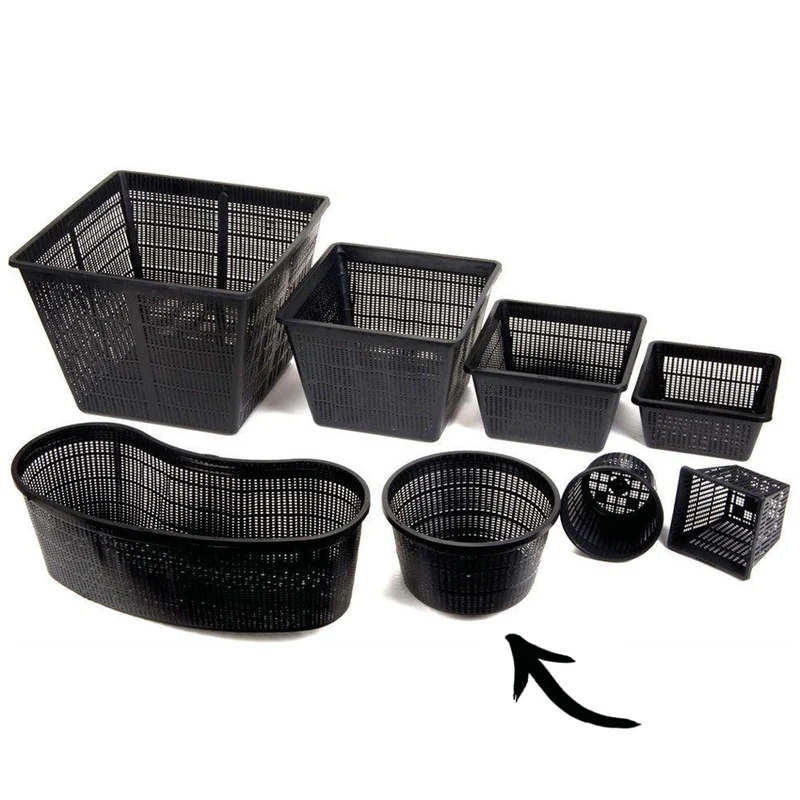 Cesta Estanque - 5 Unidades - Redonda - Ø22 Cm - Cestas Robustas