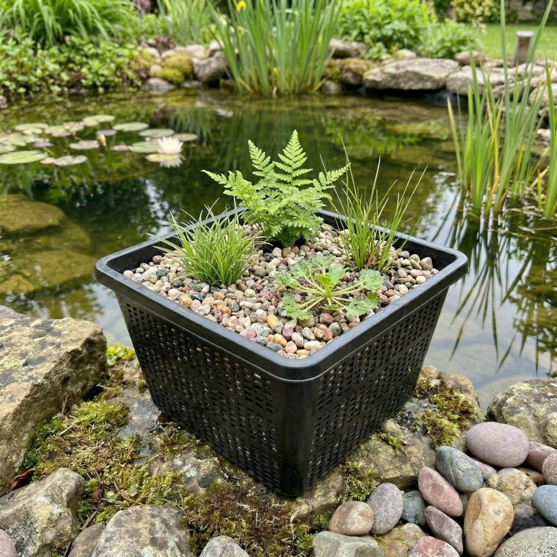 Cesta Estanque - 5 Unidades - 35x35x26 Cm - Cestas Grandes