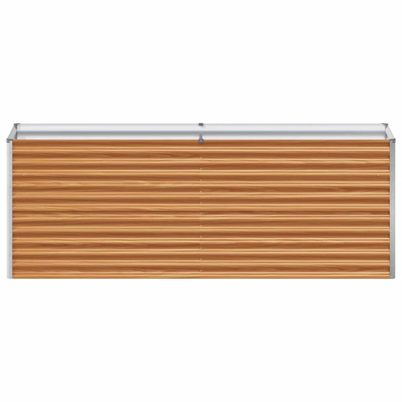 Arriate Elevado Marrón Claro 195 X 50 X 68 Cm Acero Galvanizado