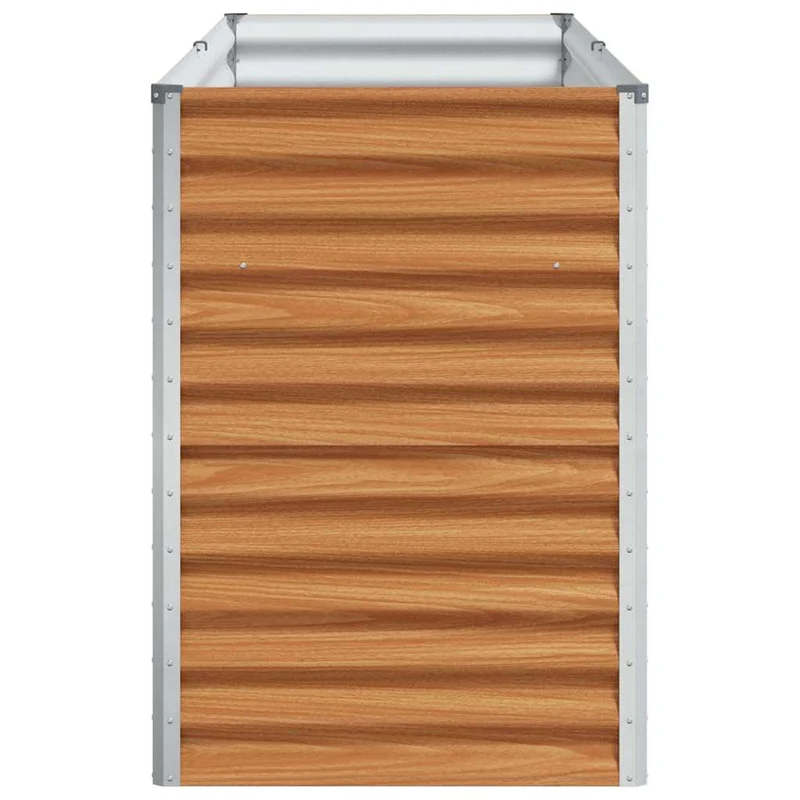 Arriate Elevado Marrón Claro 195 X 50 X 68 Cm Acero Galvanizado