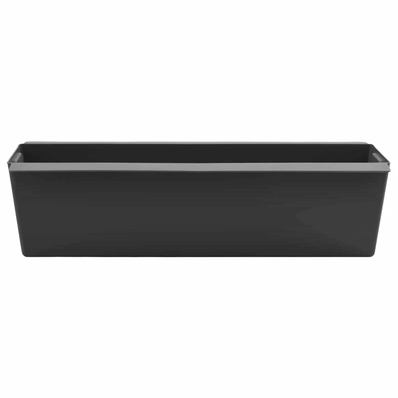 Cajas De Flores Para Palets Euro 12 Uds. Negro Polipropileno