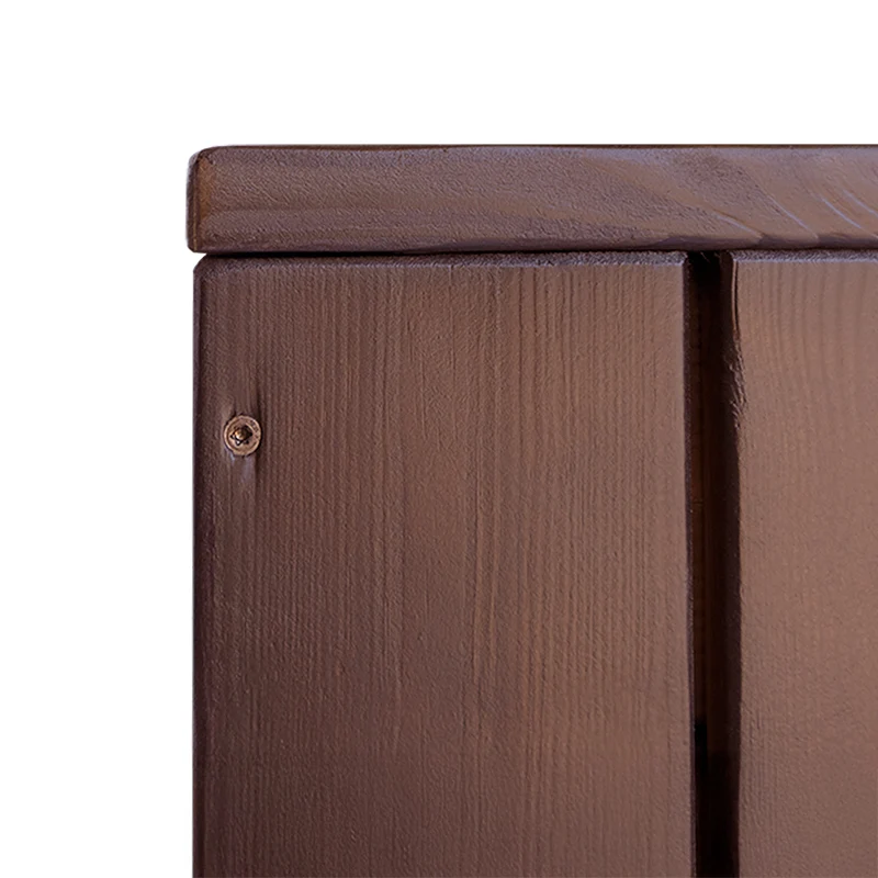 Jardinera Alta De Madera Autoportante 100x34,5x80 Cm Trendy Brown Hortalia