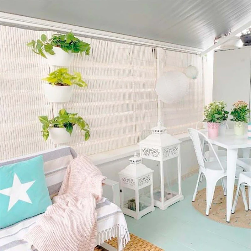 Jardín Vertical Modular Citysens Con Riego Automático De 3 Maceteros – Blanco, Polipropileno 100% Reciclado