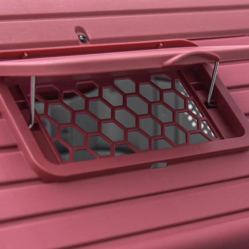 Pawhut Caseta De Perro Con 3 Respiraderos Puerta Ventana Para Jardín Terraza