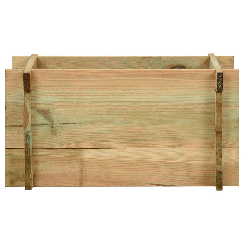 Cama Elevada De Verduras Para Jardín Verde 80 X 80 X 32 Cm