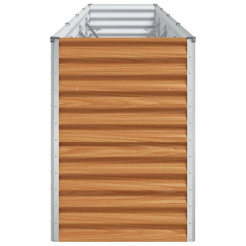 Arriate Elevado Marrón Claro 390 X 50 X 68 Cm Acero Galvanizado