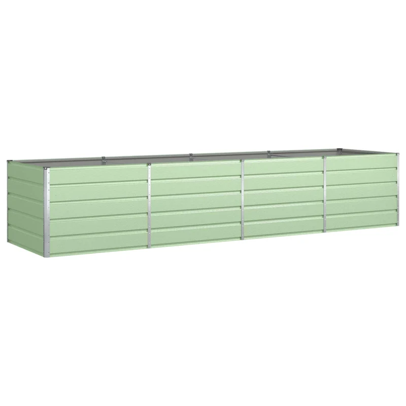 Jardinera Verde Pastel 385 X 100 X 75 Cm Acero Galvanizado