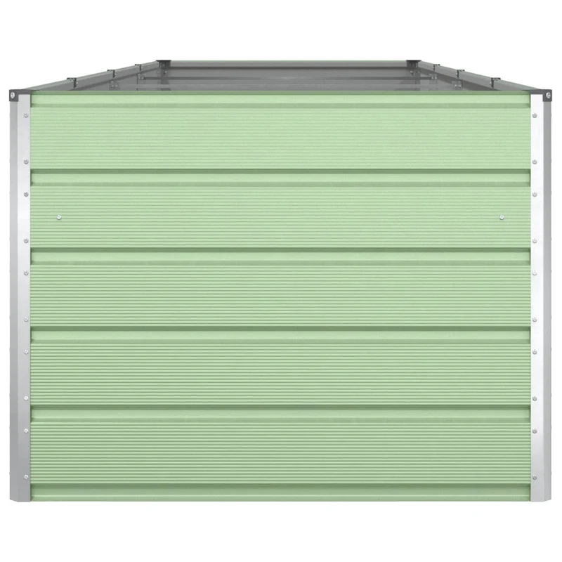 Jardinera Verde Pastel 385 X 100 X 75 Cm Acero Galvanizado