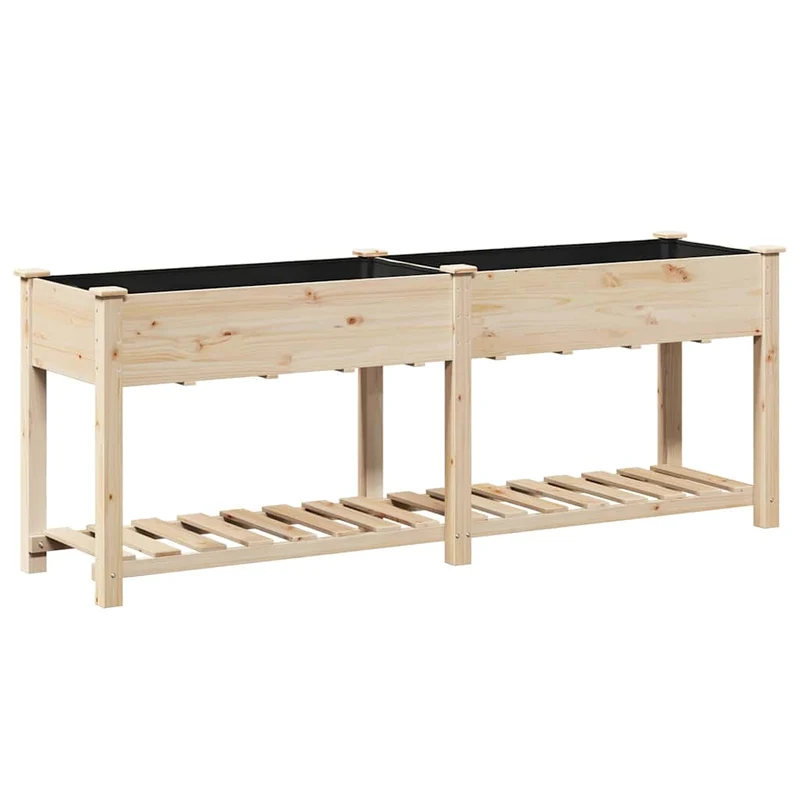 Macetero De Jardín Beige 203 X 53 X 76,5 Cm