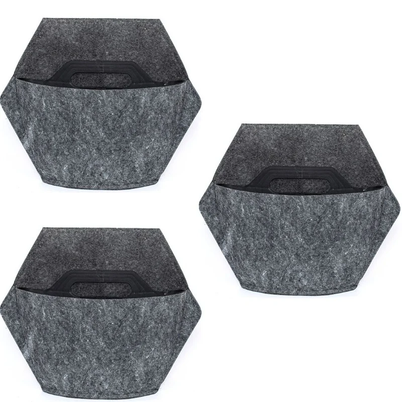 Jardín Vertical Modular Citysens Con Riego Manual De 3 Maceteros – Negro Con Funda Téxtil Reciclada