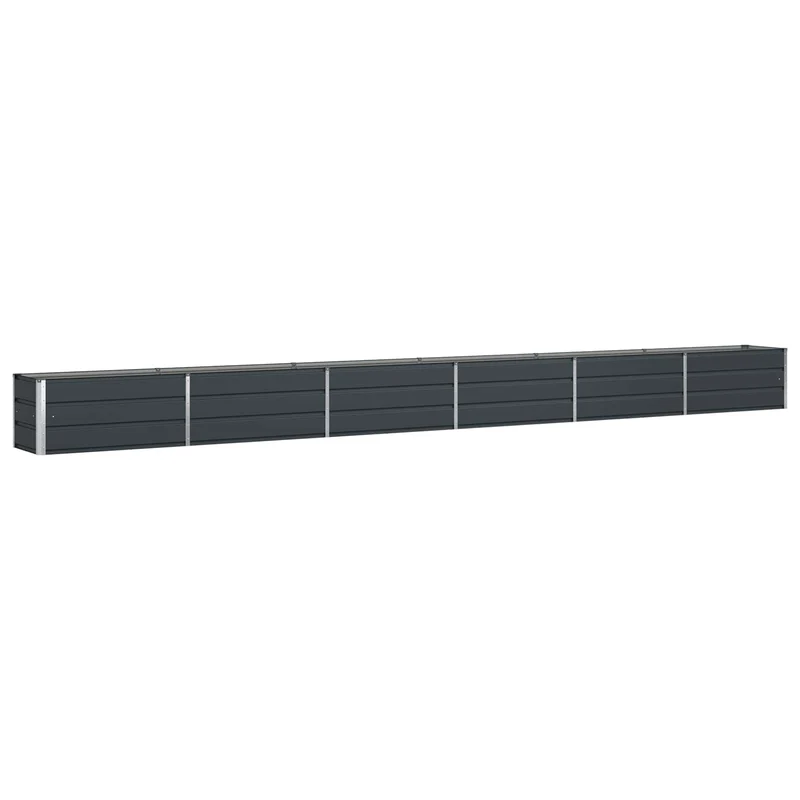 Jardinera Antracita 580 X 50 X 45 Cm Acero Galvanizado