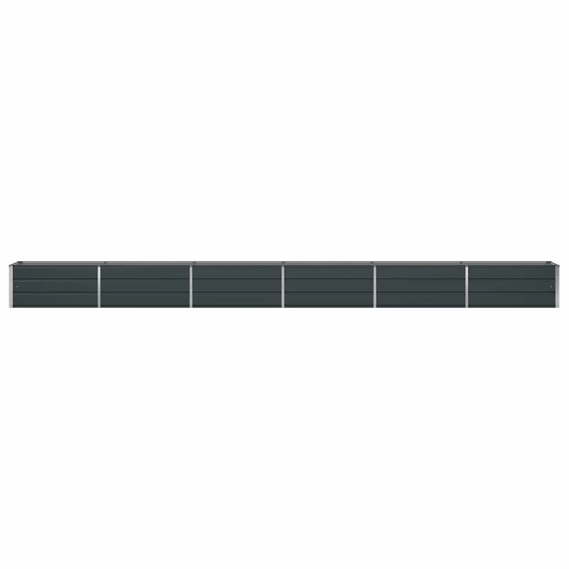 Jardinera Antracita 580 X 50 X 45 Cm Acero Galvanizado