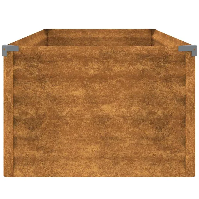 Jardinera Elevada 100x50x36 Cm De Acero Corten