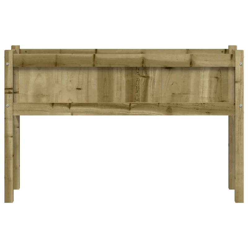 Jardineras Con Patas 2 Uds Madera De Pino Impregnada