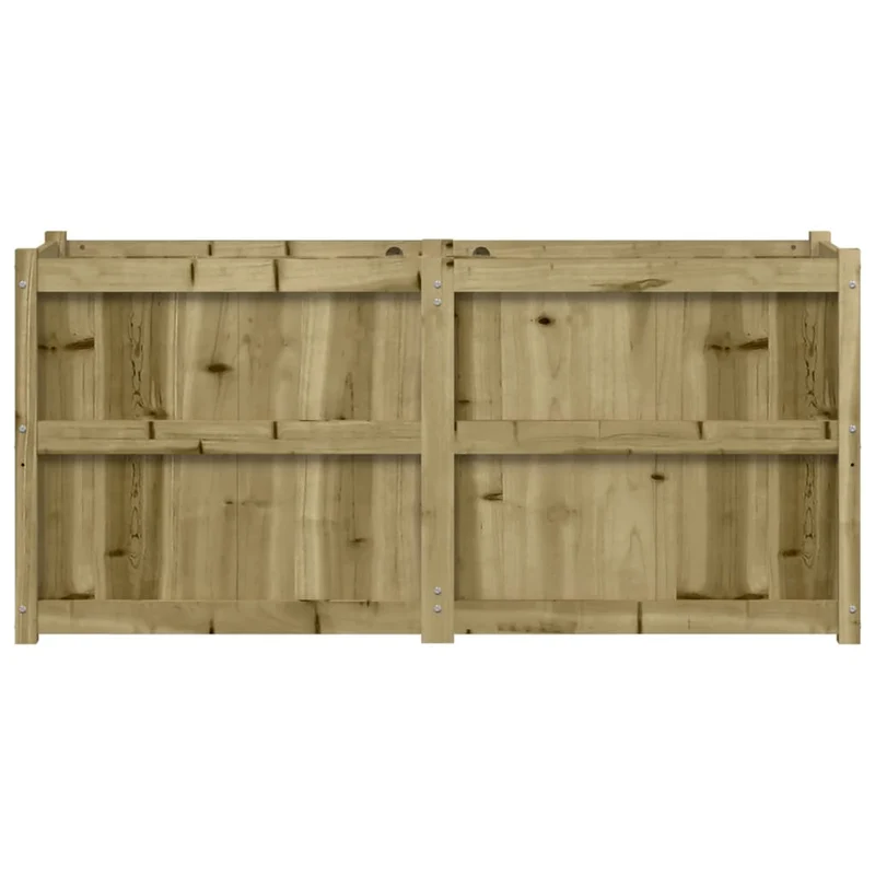 Jardinera De Madera De Pino Impregnada 150x50x70 Cm