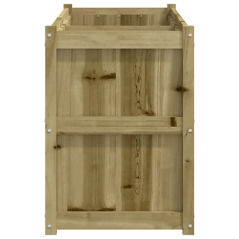 Jardinera De Madera De Pino Impregnada 150x50x70 Cm