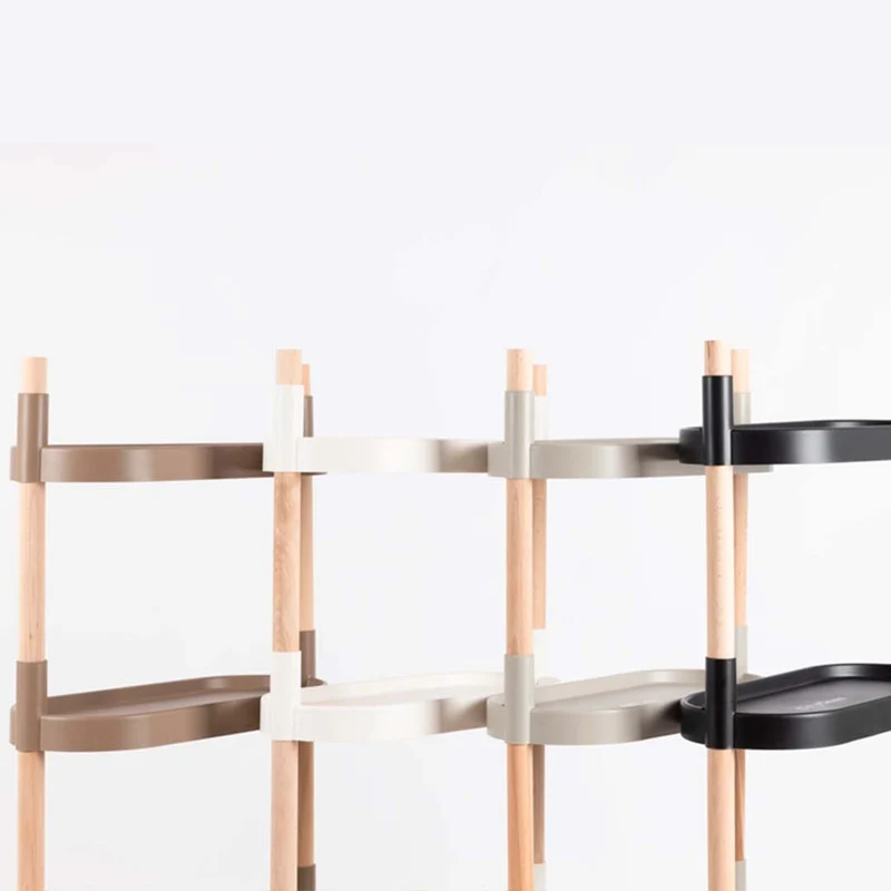 Soporte Modular Citysens De 4 Bandejas Gris Claro