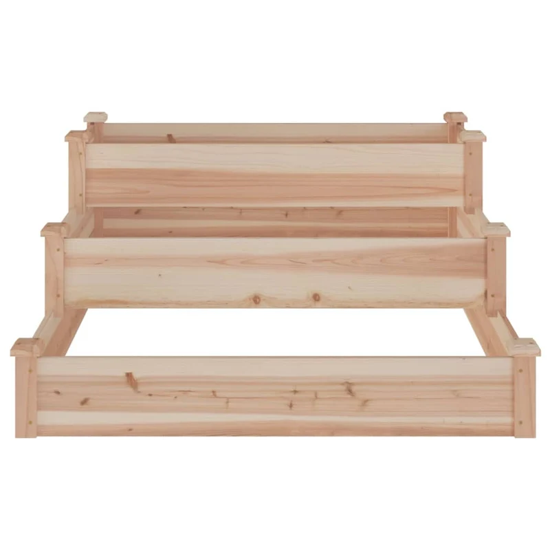 Jardinera Arriate Madera Maciza Abeto 120x120x56 Cm