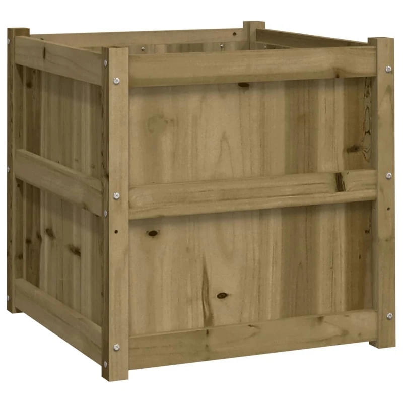 Jardineras De Exterior 2 Unidades Madera Impregnada De Pino